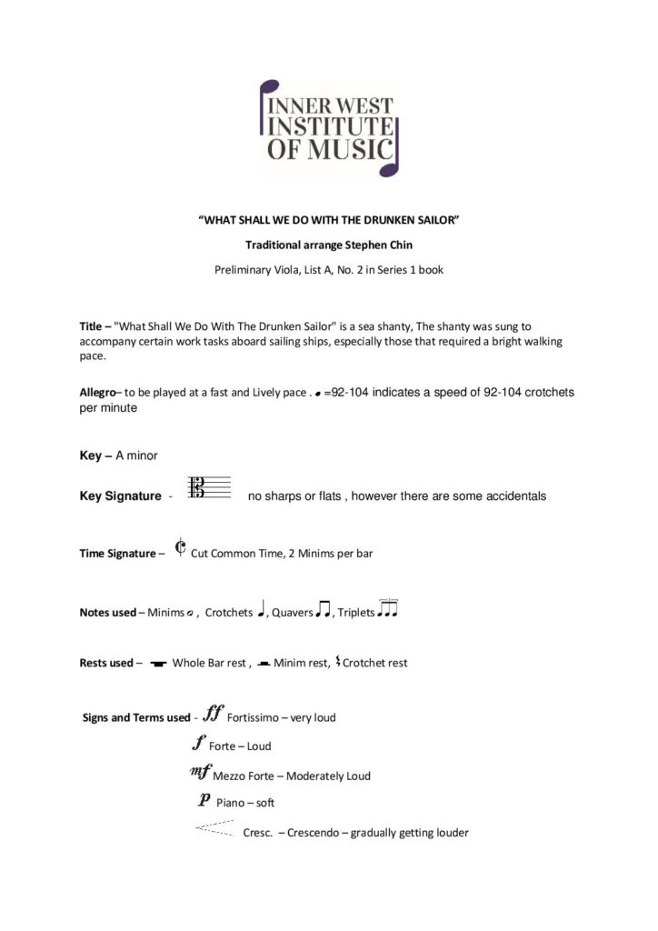 Inner West Institute of Music